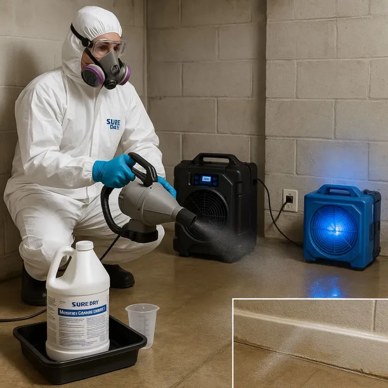 Sanitization and Odor Removal process in Almedia, PA