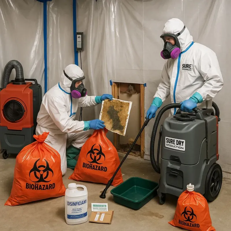 Contaminated Water Handling Protocols process in Almedia, PA