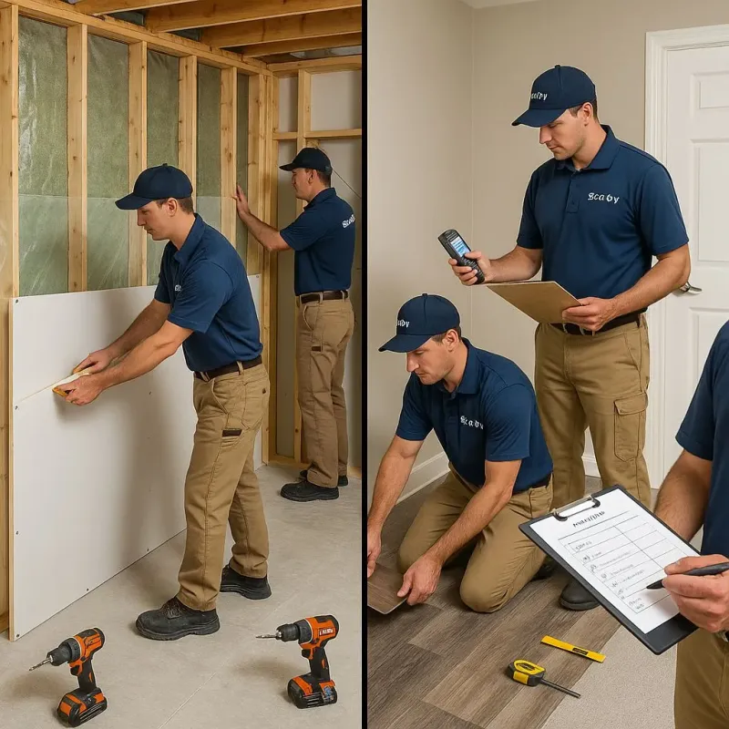 Repairs and Reconstruction process in Almedia, PA